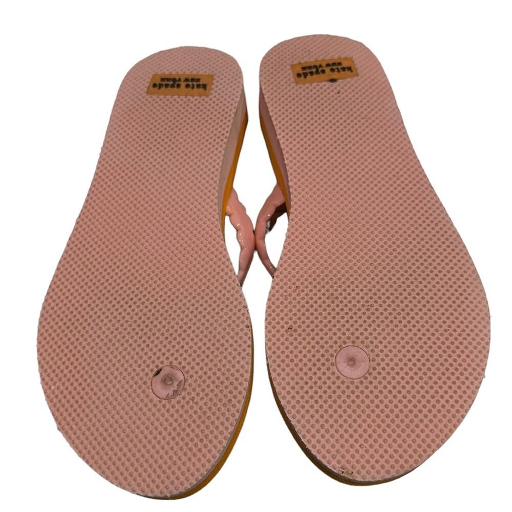 Kate Spade New York thongs peachy pink size‎ 8.5 - Picture 3 of 4